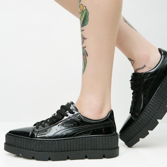 Puma Shoes - PUMA FENTY by Rihanna Leather Pointy Shoes